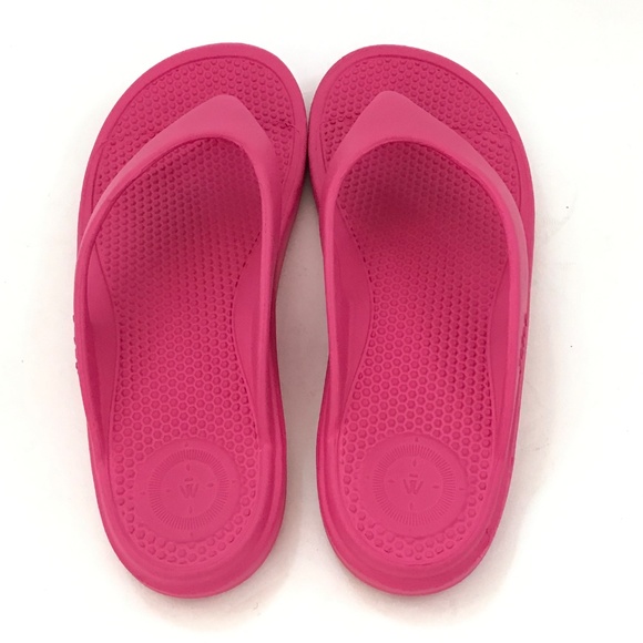 TOTES Thong Flip Flop Sandals Solbounce with Everywear Technology Pink Size 9 - Picture 7 of 15